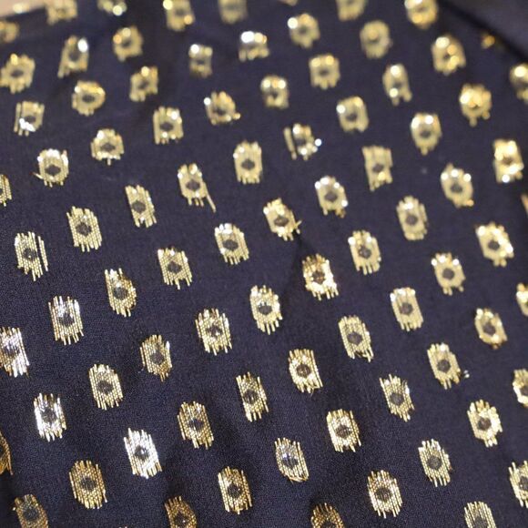 NWT Red Valentino Silk Metallic Polkadot Holiday Dress Sz 6 - Picture 6 of 8